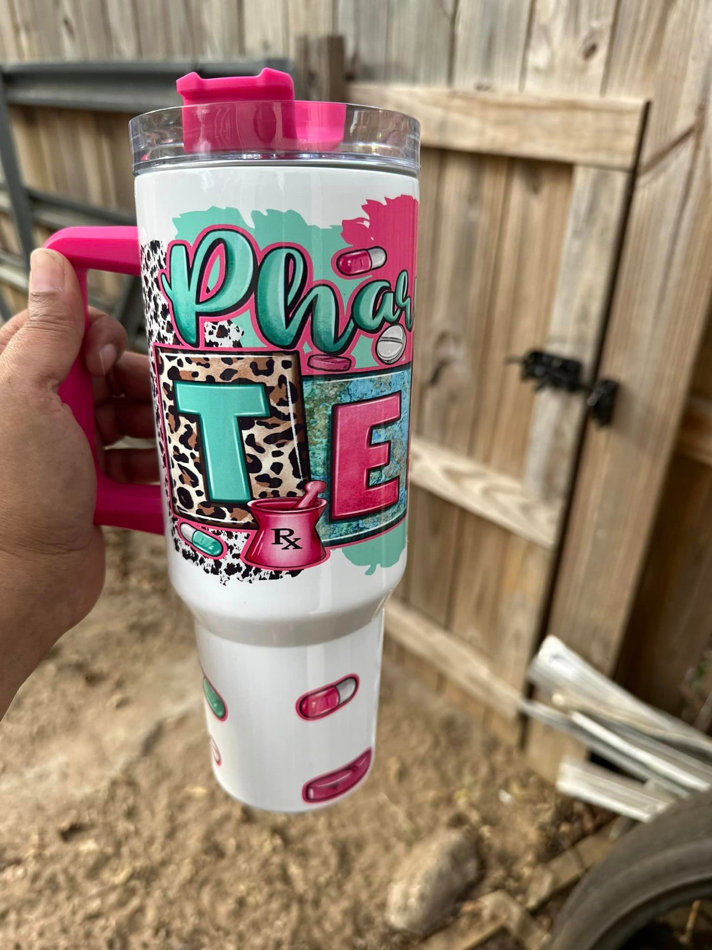 40oz Tumbler with Handle
