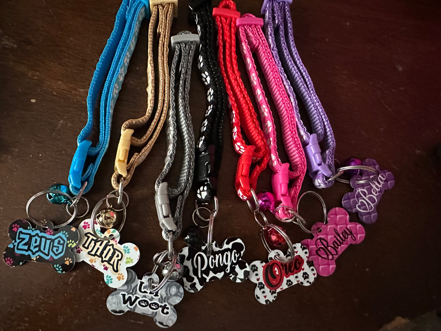 Puppy Collars with Name Tag